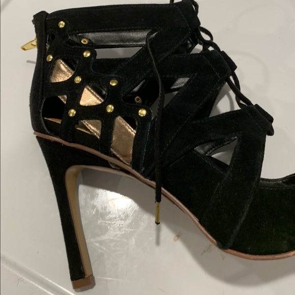 NWT Black 4” Dolce Vita Heels. Lace up. Sz 8.5 - Picture 4 of 6